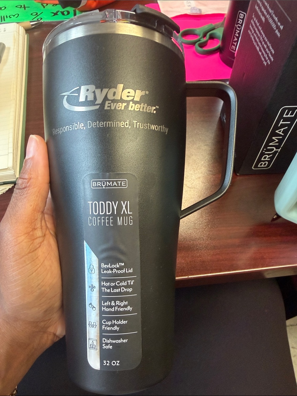 BruMate Toddy XL Coffee Mug – matte black